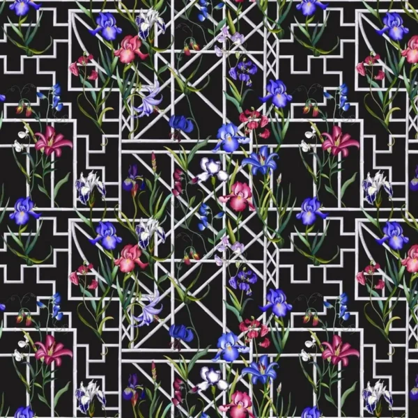 multicolour botanical cotton fabric from Christian Lacroix