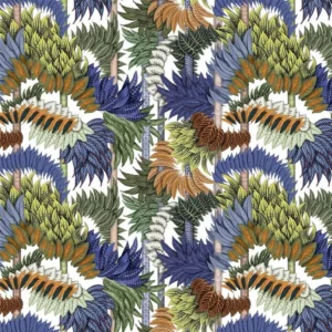 multicolour botanical cotton fabric from Christian Lacroix