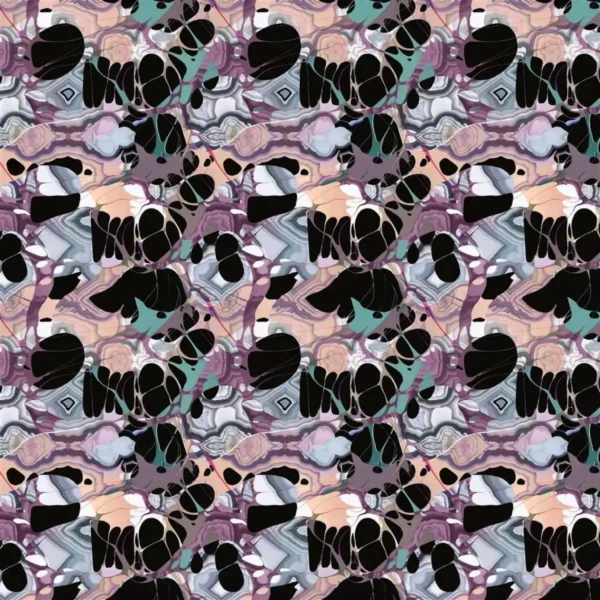 Kaoscope Fabric - Cendre by multicolour misc cotton fabric from Christian Lacroix