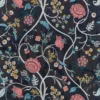 black-grey botanical embroideried fabric from Christian Lacroix