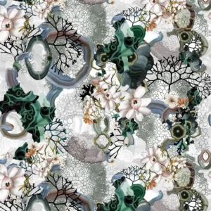 multicolour botanical cotton fabric from Christian Lacroix