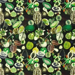 multicolour botanical velvet-chenille fabric from Christian Lacroix