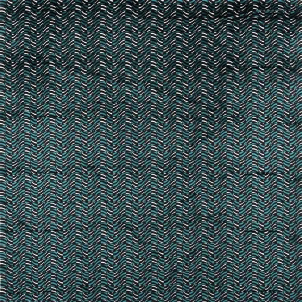 Pergola Shades Soft Fabric - Azur by black-grey contemporary velvet-chenille fabric from Christian Lacroix