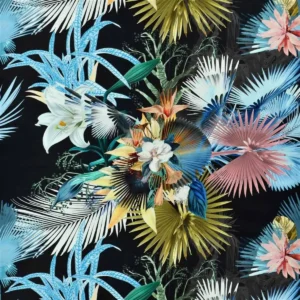 multicolour botanical cotton fabric from Christian Lacroix