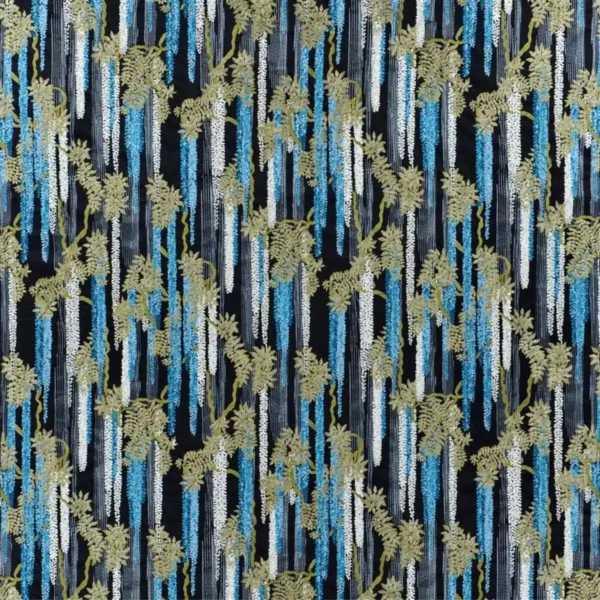 multicolour botanical embroideried fabric from Christian Lacroix