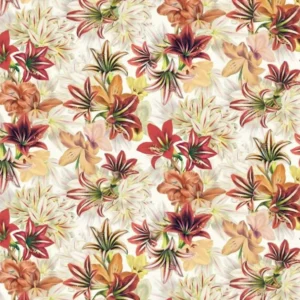 multicolour botanical cotton fabric from John Derian