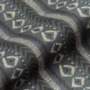 blue geometric linen fabric from Art of the Loom