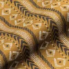 yellow geometric linen fabric from Art of the Loom