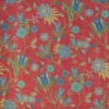 red botanical cotton fabric from Art of the Loom