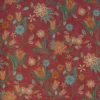 red botanical cotton fabric from Art of the Loom
