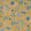 yellow botanical cotton fabric from Art of the Loom