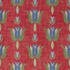 red botanical cotton fabric from Art of the Loom
