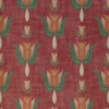 red botanical cotton fabric from Art of the Loom
