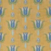 yellow botanical cotton fabric from Art of the Loom