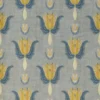 black-grey botanical cotton fabric from Art of the Loom
