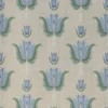 neutral botanical cotton fabric from Art of the Loom