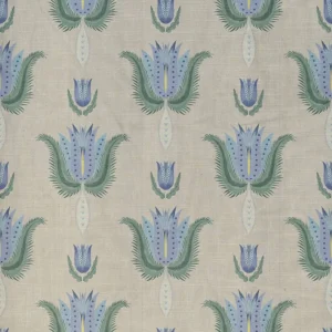 neutral botanical cotton fabric from Art of the Loom