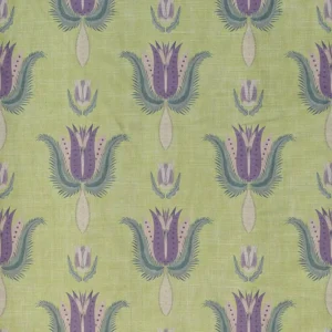 green botanical cotton fabric from Art of the Loom