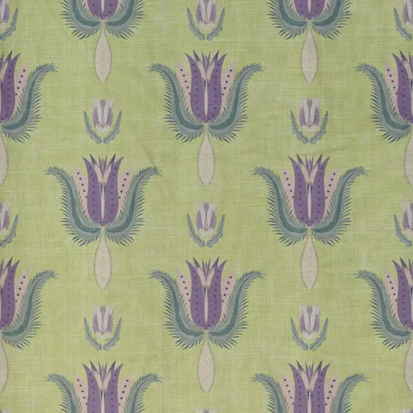 green botanical cotton fabric from Art of the Loom