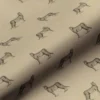 neutral animal linen fabric from Art of the Loom