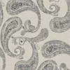 black-grey traditional printed fabric from Art of the Loom