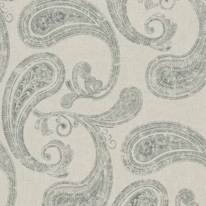 blue traditional printed fabric from Art of the Loom