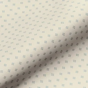 blue geometric cotton fabric from Art of the Loom