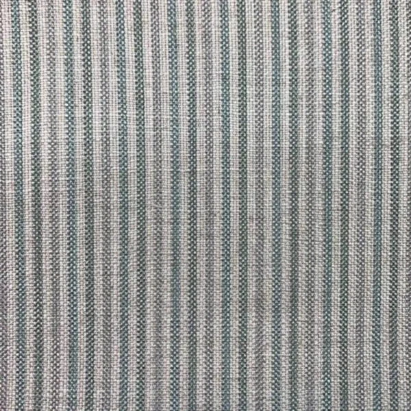 Dunsop Fabric - Agean by blue striped woven fabric from Art of the Loom