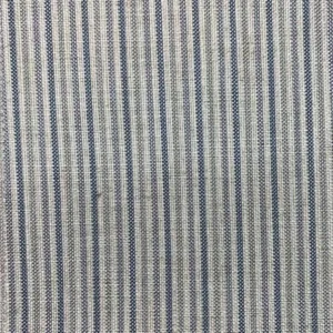 blue striped woven fabric from Art of the Loom