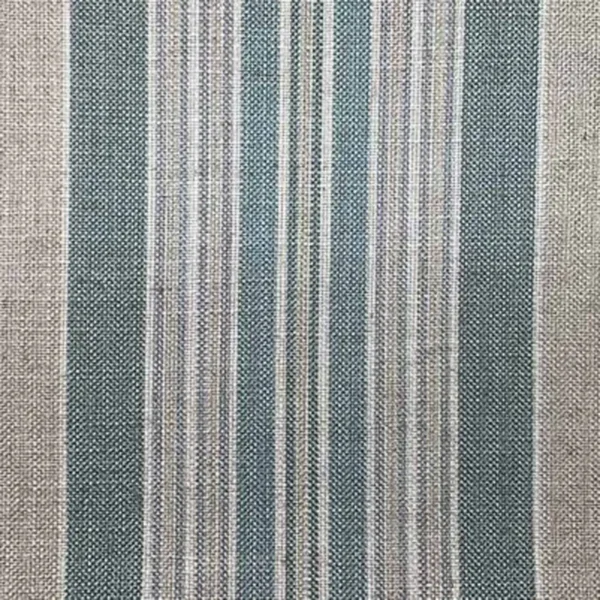 blue striped woven fabric from Art of the Loom