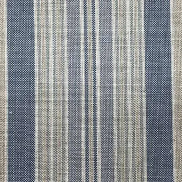 blue striped woven fabric from Art of the Loom