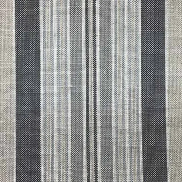 black-grey striped woven fabric from Art of the Loom