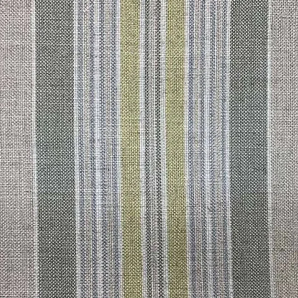 Hareden Fabric - Zest by green striped woven fabric from Art of the Loom