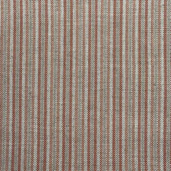 Hodder Fabric - Pumpkin by orange striped woven fabric from Art of the Loom