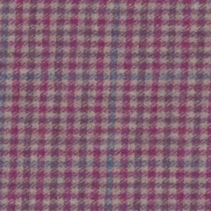 pink checked woolen fabric from Art of the Loom
