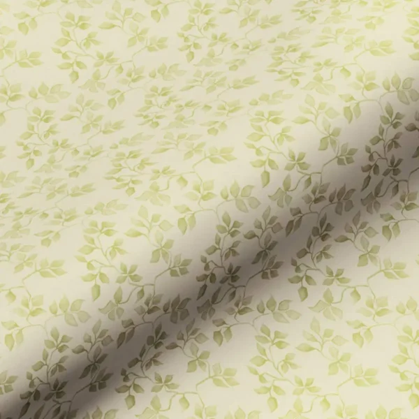 green botanical cotton fabric from Art of the Loom