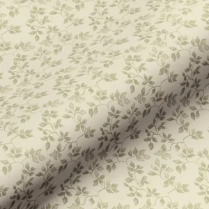 black-grey botanical cotton fabric from Art of the Loom