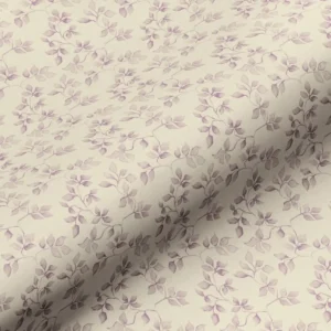 purple botanical cotton fabric from Art of the Loom