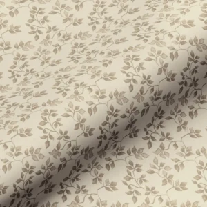 neutral botanical cotton fabric from Art of the Loom