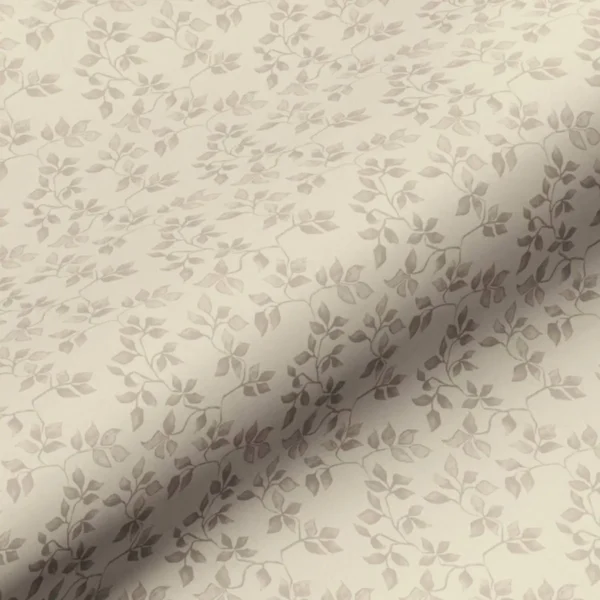 neutral botanical cotton fabric from Art of the Loom