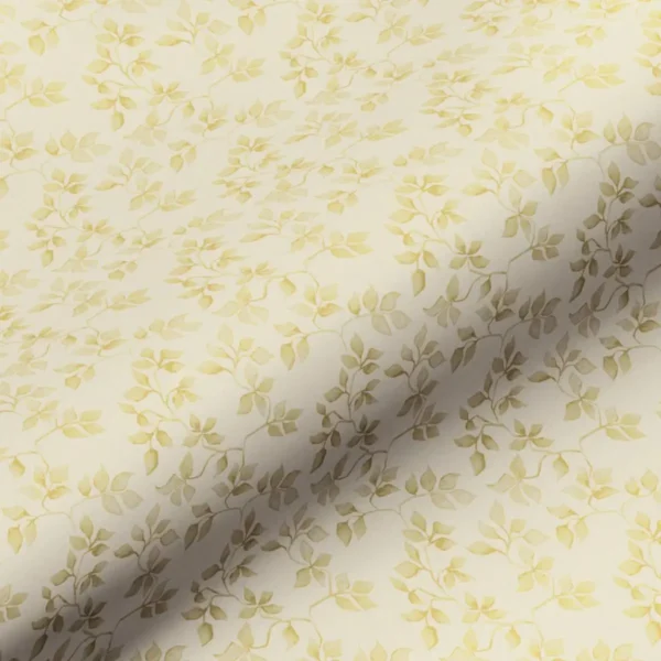 Ivy Fabric - Sahara by neutral botanical cotton fabric from Art of the Loom