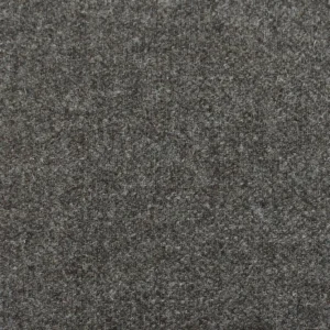black-grey plain woolen fabric from Art of the Loom