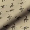 neutral animal linen fabric from Art of the Loom