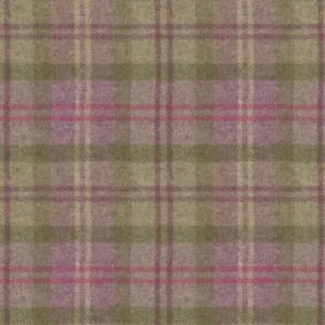 purple checked woolen fabric from Art of the Loom