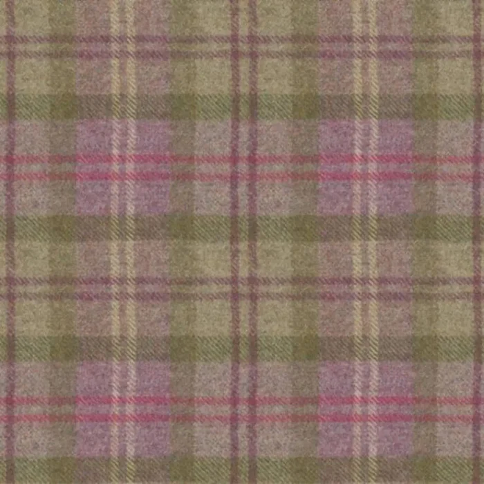 Oban Plaid Fabric - Purple Dawn swatch