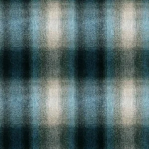 blue checked woolen fabric from Art of the Loom
