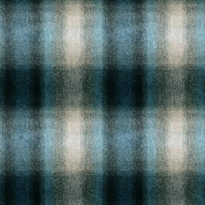 Ombre Check Fabric - Blue Heron fabric swatch OMBRECHECKBLUEHERON
