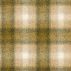 yellow checked woolen fabric from Art of the Loom