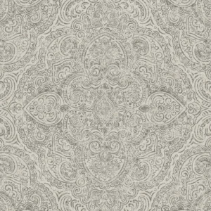 black-grey traditional printed fabric from Art of the Loom