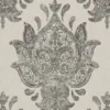 black-grey traditional printed fabric from Art of the Loom